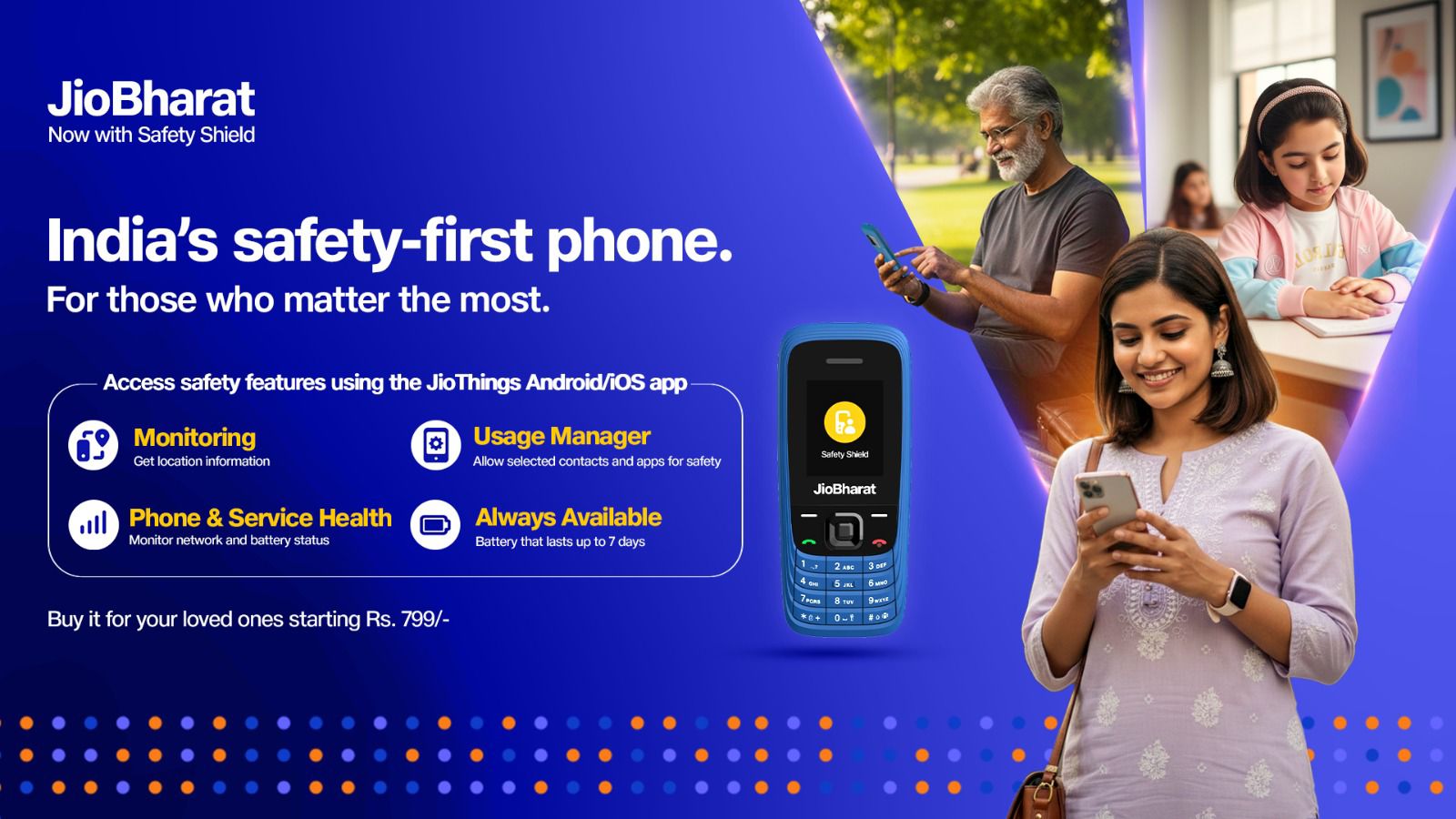 JioBharat ₹799 phone