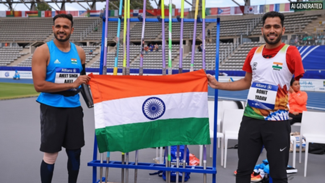 एशियन पैरा गेम्स: मेंस जैवलिन थ्रो एफ46 स्पर्धा में India का ‘डबल धमाल’, रिंकू ने जीता गोल्ड, अजीत के नाम सिल्वर