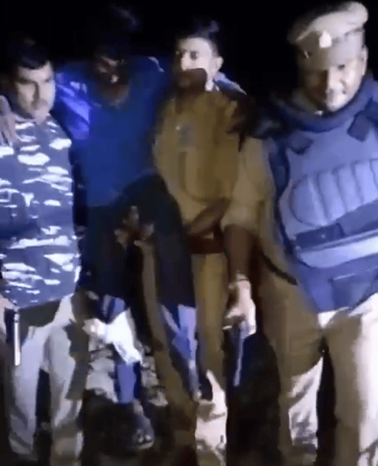 कानपुर के घाटमपुर में तार चोर गिरोह से पुलिस की मुठभेड़, गोली लगने से एक बदमाश घायल