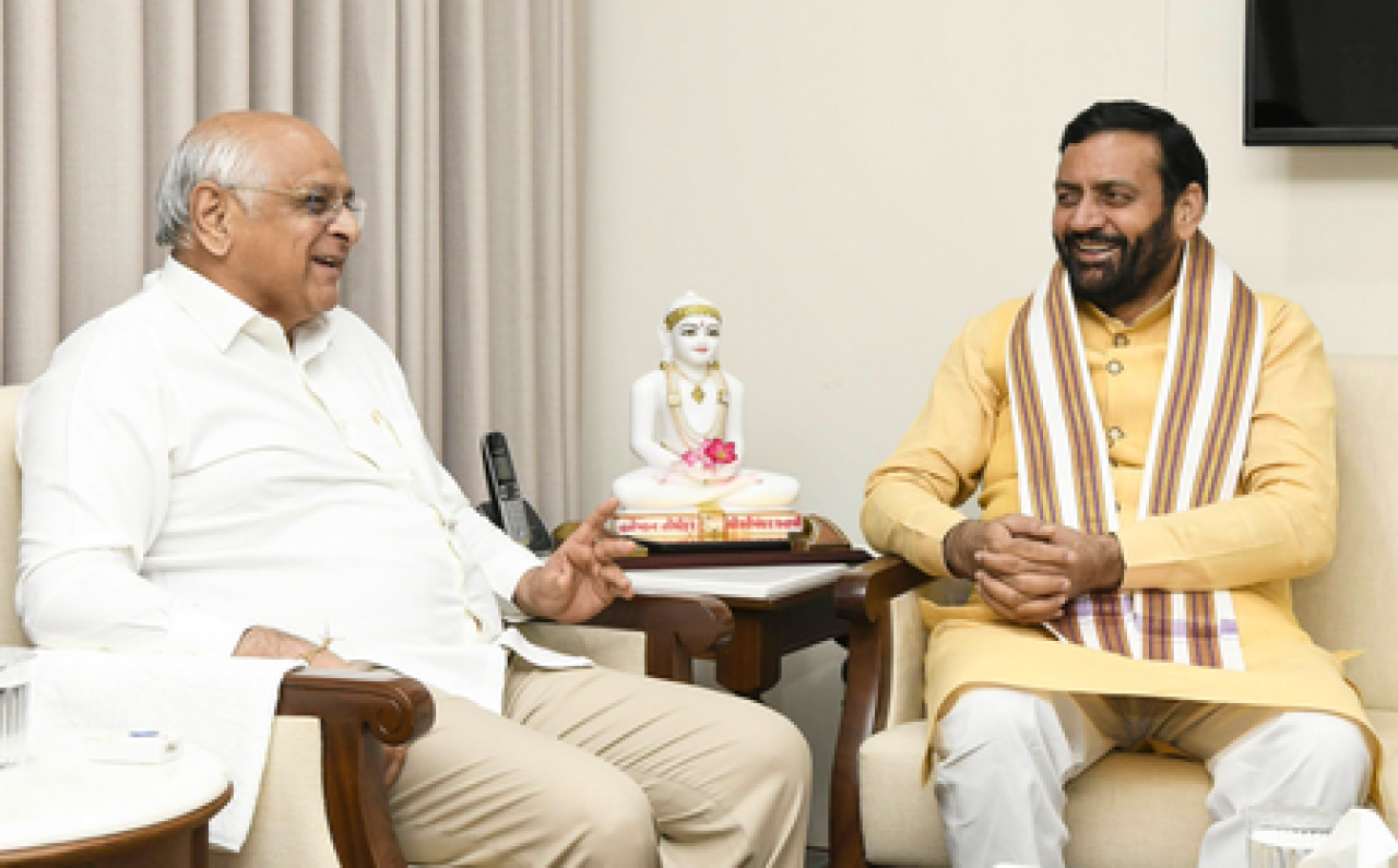 Gujarat का दौरा केवल निवेश के अवसरों को तलाशने तक सीमित नहीं: Haryana सीएम