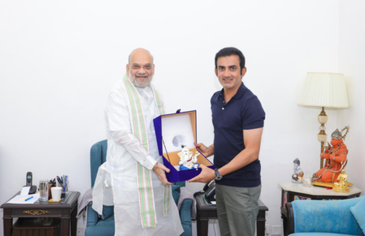 गौतम गंभीर ने गृह मंत्री अमित शाह को दी जन्मदिन की बधाई, कहा- India के लिए आपका इरादा और समर्पण प्रेरणा देने वाला