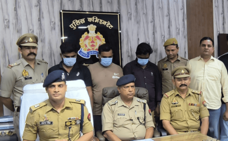 ग्रेटर नोएडा में पुलिस ने कंपनी में चोरी करने वाले तीन आरोपी दबोचे, करीब 3 करोड़ का माल बरामद