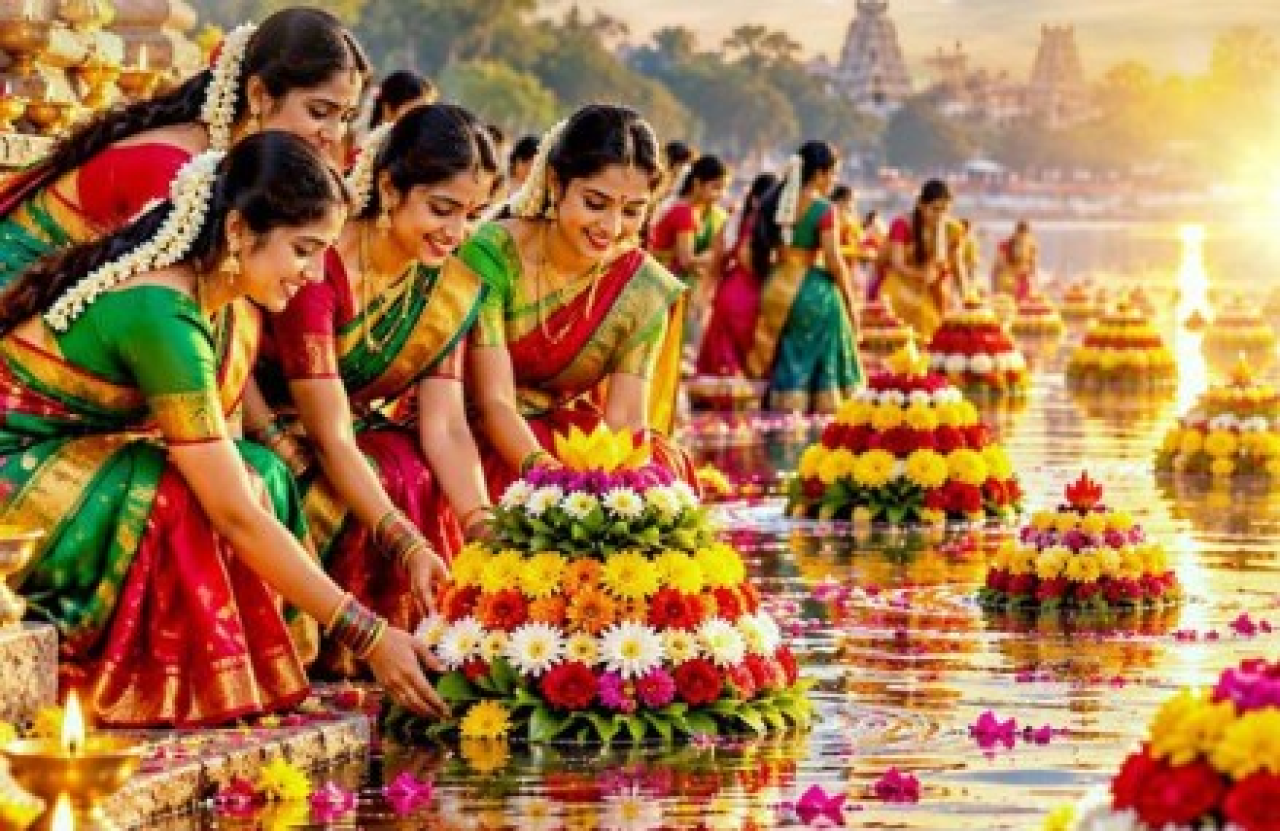 तेलंगाना: Governor शिव प्रताप शुक्ला और सीएम रेवंत रेड्डी ने ‘सद्दुला बथुकम्मा’ पर महिलाओं को बधाई दी