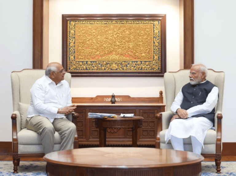 दिल्ली: गुजरात के सीएम भूपेंद्र पटेल ने प्रधानमंत्री मोदी से मुलाकात की, अहम मुद्दों पर की चर्चा