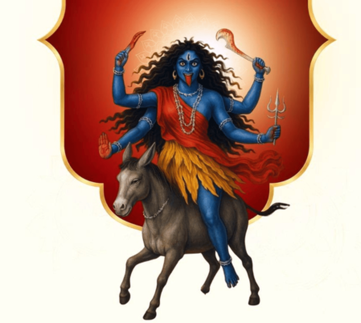 नवरात्र का सातवां दिन आज, मां कालरात्रि की पूजा अर्चना से दूर होते हैं भय और बाधाएं