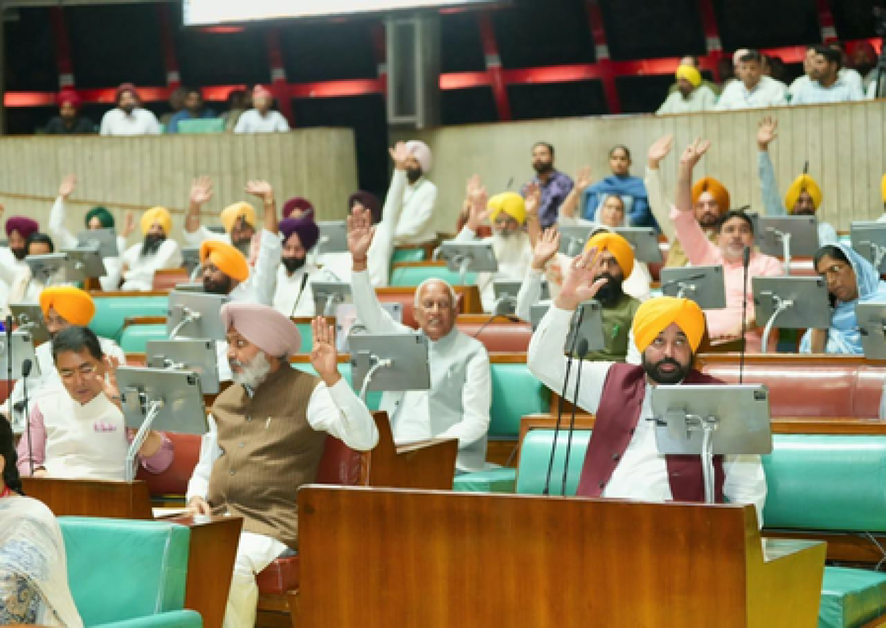 पंजाब विधानसभा ने एसआईआर के तहत मतदान अधिकारों की रक्षा के लिए प्रस्ताव पारित किया