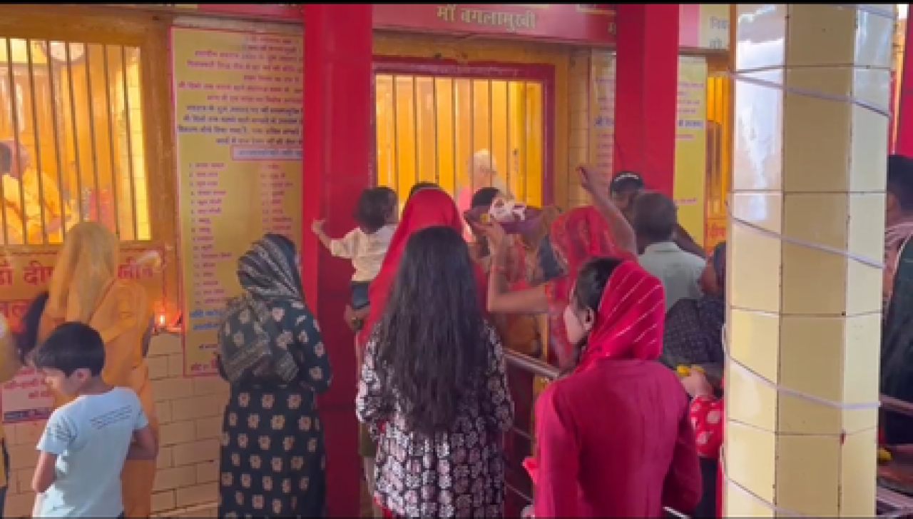 बिहार : मुजफ्फरपुर के बगलामुखी मंदिर में गर्भगृह के नीचे स्थापित है सहस्रदल महायंत्र, नवरात्र में होती है विशेष साधना