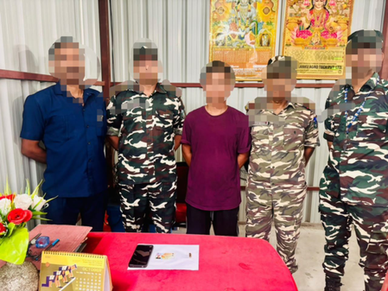 भारत-नेपाल सीमा के पास मणिपुर का युवक कारतूस के साथ गिरफ्तार