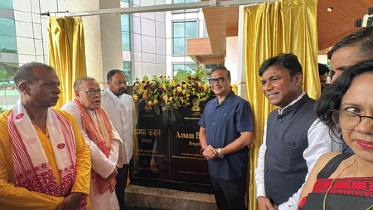 Chief Minister सरमा ने Bengaluru में 71 करोड़ रुपए की लागत से बने असम भवन का उद्घाटन किया