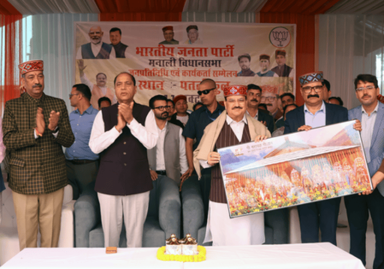 लाहौल-स्पीति में बनेगा हाई एल्टीट्यूड हेल्थ रिसर्च सेंटर, जेपी नड्डा ने रखी आधारशिला