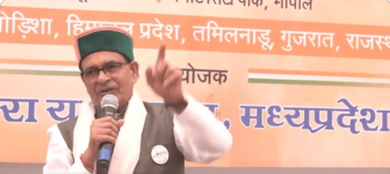 शिवराज चौहान ने राहुल गांधी की आलोचना की, “कहा विपक्ष चुनावी हार के बाद फैला रहा झूठ”