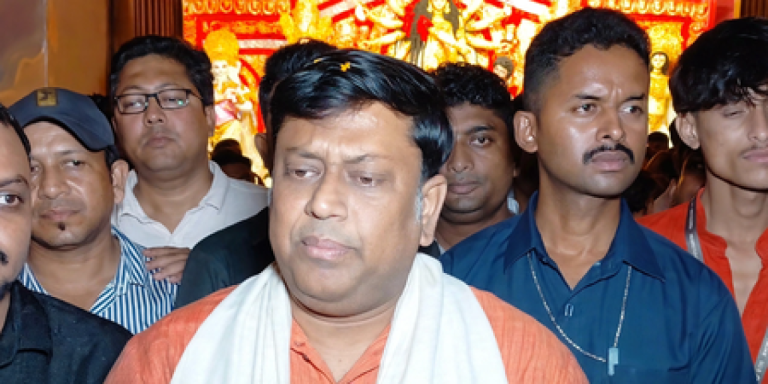 सुकांत मजूमदार का दावा, बंगाल में सरकार बदलने के बाद दुर्गा पूजा का माहौल भी बदला