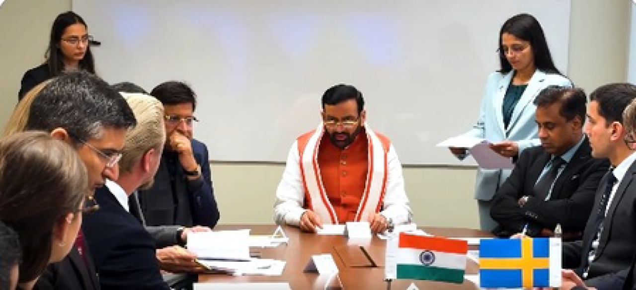 Haryana ने स्वीडिश कंपनियों के साथ 4,000 करोड़ रुपए के आशय पत्रों पर हस्ताक्षर किए
